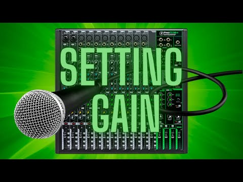 Setting Gain | Mackie ProFX16v3