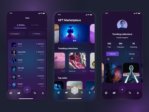 NFT App ui design