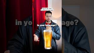 “Beer” in different languages #languagelearning