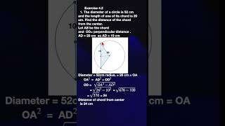 9th Math Solutions: EXERCISE 4.3. Q1 GEOMETRY- CIRCLES -Tamil Nadu State Board