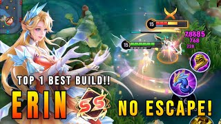 NO ESCAPE!! Erin’s INSANE 15.7 MVP Gameplay – Top 1 Best Build | Honor of Kings