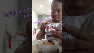 Eating solo and trying out this self-cooking ramen