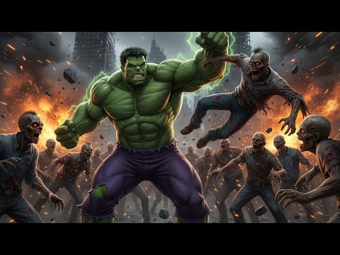 Zombies 🐉 attack on city 🏙️ Hulk save human's 