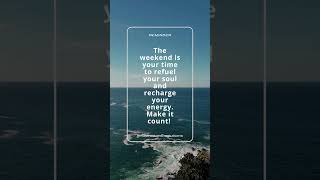 Enjoy your #weekend ahead! Lifework balance is important! #lifeworkbalance #weekendvibes
