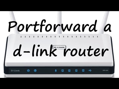 How To Portforward On a D-Link Router.