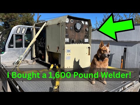 I Bought The Biggest Welder on Craigslist - It Came With Some Surprises...