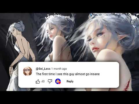 I tried painting like WLOP... and slowly lost my mind