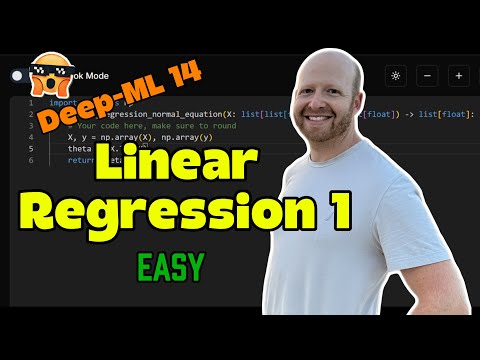 Deep-ML 14: Linear Regression With Normal Equation