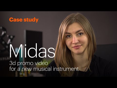 3D animated promo video for a new musical instrument — MIDAS case study