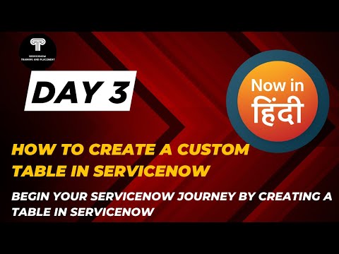 How to Create a Custom Table in ServiceNow | Step by Step Guide | Learn Servicenow Now in Hindi