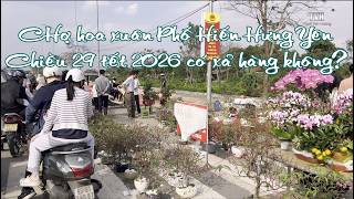 Let's explore the Pho Hien spring flower market in Hung Yen on the afternoon of the 29th of Tet (...
