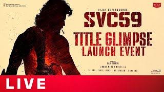 SVC59 Title Glimpse Launch Event Live - Vijay Deverakonda | Keerthy Suresh | Ravi Kiran  | Dil Raju