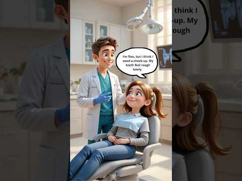Visiting the Dentist for Tooth Cleaning & Filling | Daily English Conversation #englishconversation