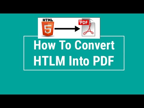 convert webpage to pdf | conversion of html into pdf Urdu Hindi | convert webpage into pdf