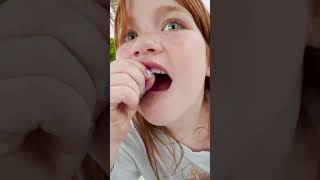 WiGGLE TOOTH check with ADLEY!! about to lose a BABY tooth on Vacation! really wiggly teeth 🦷 😅