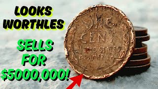 Look for These Top 9 Lincoln Wheat Pennies You Can Cash In Damaged but Valuable Worth Over $500,000