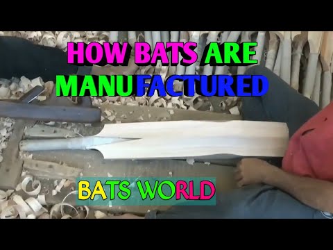 How Bats Are Manufactured In factories || Bat Manufacturing in Kashmir || How Bats are Made ||