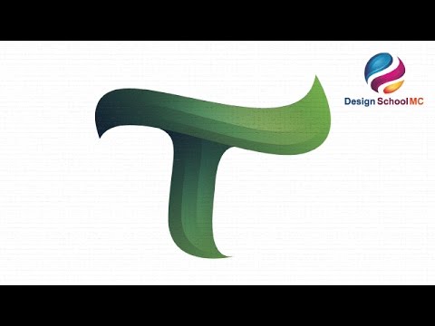 Adobe illustrator tutorial - How to Create Custom Letter Logo Design | illustrator for beginners