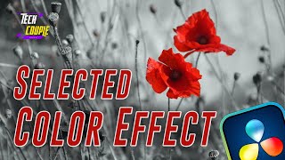 How to apply BW & Selected Color Effect | 99 Seconds Editing | Tech Couple | 4K | w/Subtitle