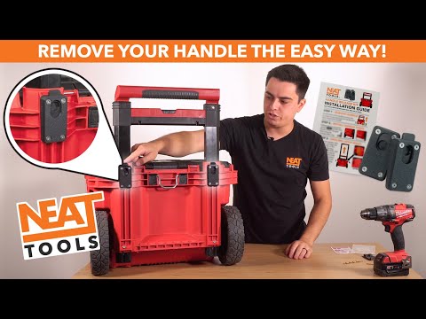 Milwaukee PACKOUT Handle Release Kit Mod from Neat Tools (Rolling Toolbox 48-22-8426) Pin Kit Mod
