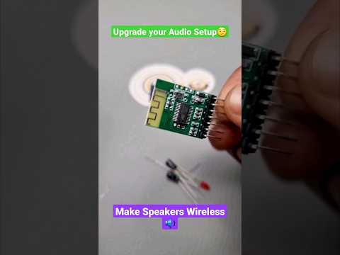 Make Your Old Speakers Bluetooth-Enabled with this Module! 😍