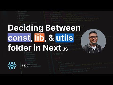 Deciding between const, left and libs folder in React and Next.js Codebase