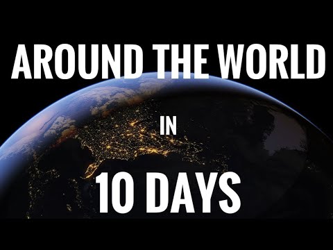 Around the WORLD in 10 Days! (Spain, Jordan, India, Japan).