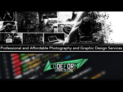 Speed Art: CodeForm - FREE YouTube Banners