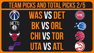 NBA Picks Today 2/5/26 NBA Picks and Predictions NBA Bets Today