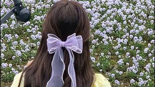 Korean Bow DIY with Measurement. Step by step making video