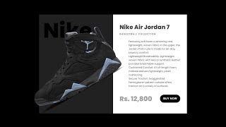 Responsive Product Card UI Design | Html CSS Responsive Design Tutorial