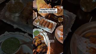 Trying NYC’s hottest new Indian restaurant #indianfood #nycfood #foodie