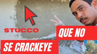 PORQUE SE CRACKEA EL STUCCO CON TEXTURA PLANCHADA