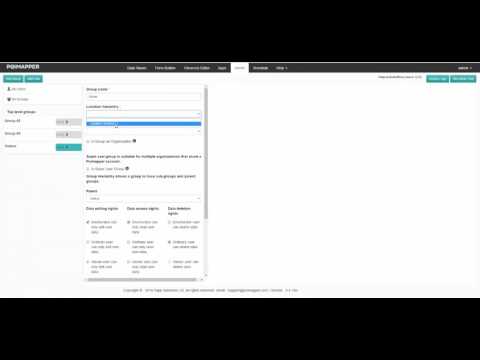 How to manage users with Poimapper