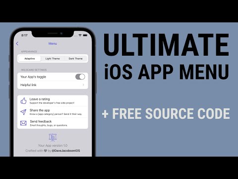 Ultimate iOS Menu Screen + Free Code