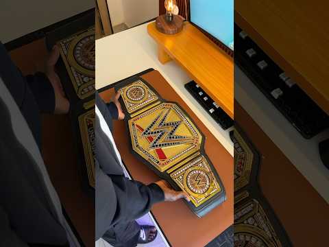 Unboxing The WWE Undisputed Championship #wwe #wrestlingcommunity #shorts #unboxing #wwetitle
