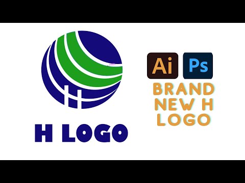 HOW TO CREATE H LOGO🔥 | H LOGO | GRAPHIC DESIGNS|ADOBE ILLUSTRATOR LOGO | NEW LOGO DESIGN | COLOR