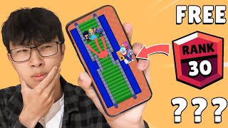 I Tried VIRAL TIKTOK "FREE RANK 30" STRATEGIES in Brawl Stars