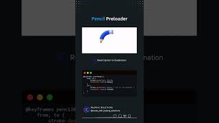 ✏️ Fun Pencil Preloader Animation with CSS | Creative Coding Ideas ✨