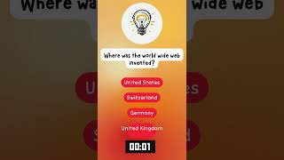 Web Wonders: The Birthplace of the Worldwide Web Revealed! #techtrivia
