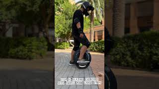 Learn to ride Electric Unicycle in under 1 minute #electricunicycle #euc #kingsong