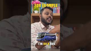 English Grammar: Exploring 'In' and 'On' in Travel Language I #shorts