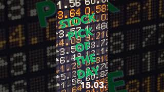 Stock pick of the day: Dividend Ex-Date 18.03. #shorts