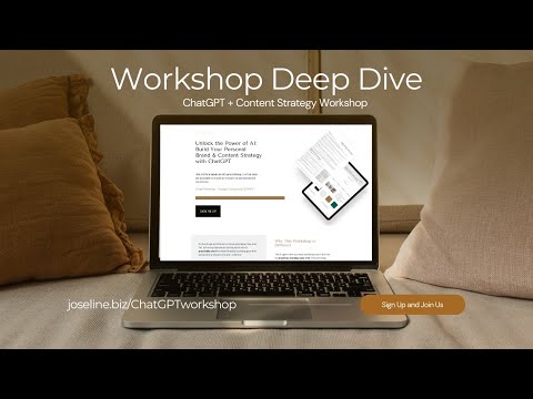 Unlock the Power of AI: Personal Brand & Content Strategy Building with ChatGPT | Workshop Deep Dive