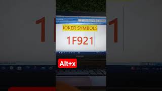 ms word mai joker 🃏 ka symbols kaise laye #computer #viral #education #shrot new tricks