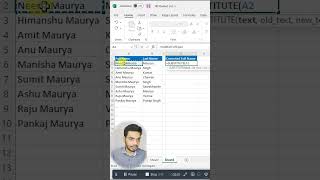 How to Use the SUBSTITUTE Function in #excel  (Step-by-Step) #tipsandtricks #microsoft