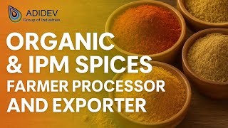 Adidev Group | Leading Exporter of Organic & IPM Spices from India 🌿🌍