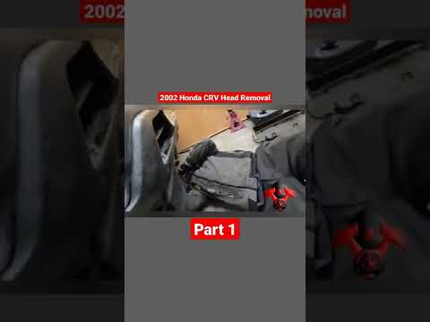 2002 Honda CRV Head Removal Part 1 - Not an Instructional Video