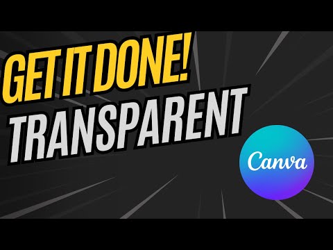 How to Make Background Transparent in Canva