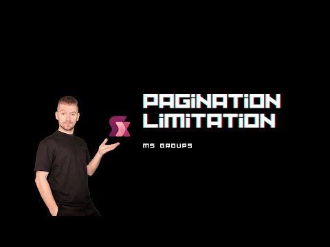 Power Apps O365 Groups Pagination Limitation